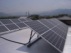 太陽光発電工事:リフォーム後の写真
