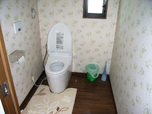 トイレ改修（便器交換）:リフォーム後の写真
